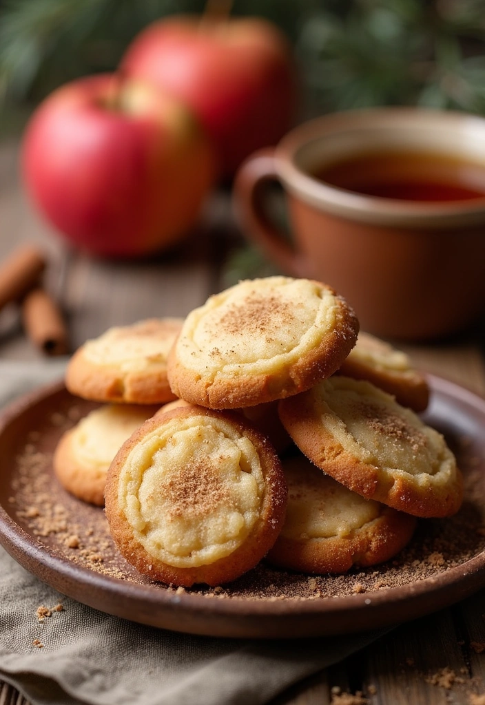 27 Irresistible Three Ingredient Mini Butter Cookies That Will Melt in Your Mouth! - 8. Cinnamon Sugar Mini Butter Cookies