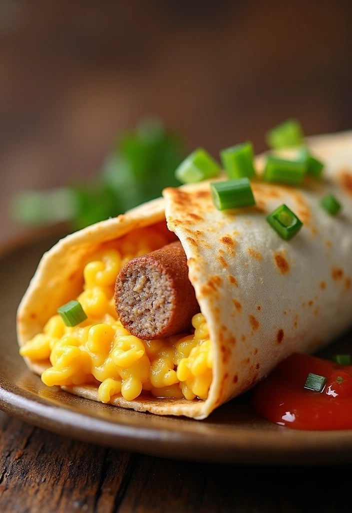 27 Mind-Blowing Ways to Eat Tacos for Breakfast (You Won't Believe #15!) - 10. Breakfast Burrito Taco