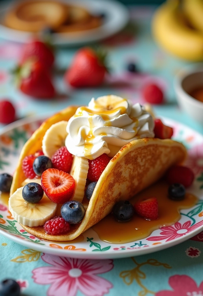 27 Mind-Blowing Ways to Eat Tacos for Breakfast (You Won't Believe #15!) - 5. Pancake Taco