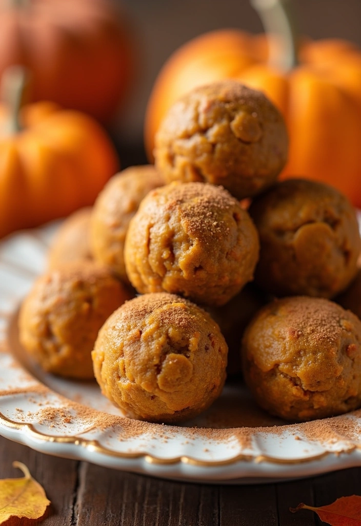 27 Pumpkin Protein Balls Ideas You Need to Try (Your Taste Buds Will Thank You!) - 1. Classic Pumpkin Protein Balls