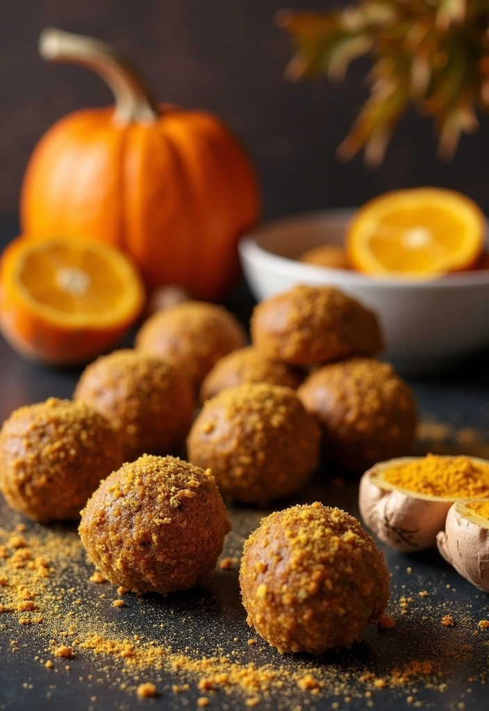 27 Pumpkin Protein Balls Ideas You Need to Try (Your Taste Buds Will Thank You!) - 11. Pumpkin Protein Balls with Ginger