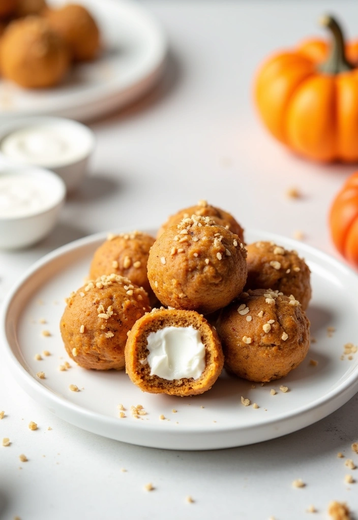 27 Pumpkin Protein Balls Ideas You Need to Try (Your Taste Buds Will Thank You!) - 20. Pumpkin Protein Balls with Yogurt