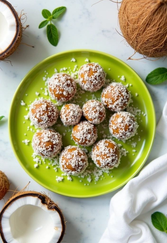 27 Pumpkin Protein Balls Ideas You Need to Try (Your Taste Buds Will Thank You!) - 4. No-Bake Pumpkin Protein Balls with Coconut