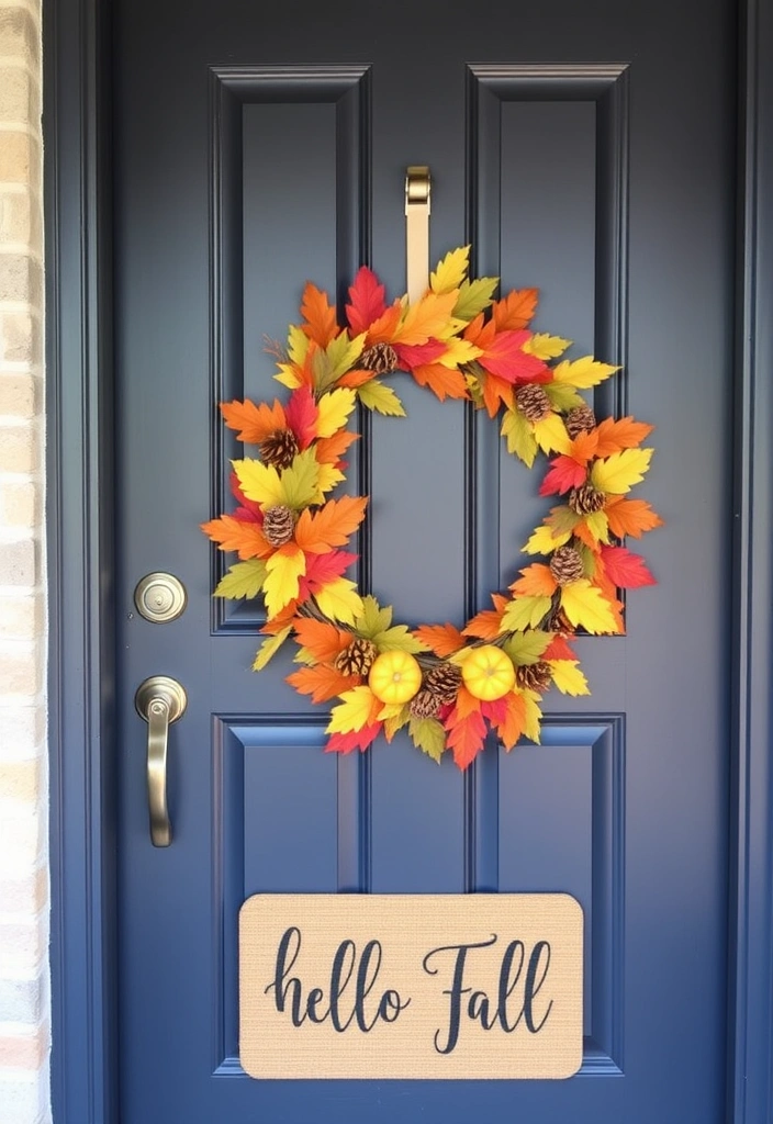 29 Fall Budget Decorating Ideas You Can’t Afford to Miss (Especially #16!) - 3. Fall Wreaths