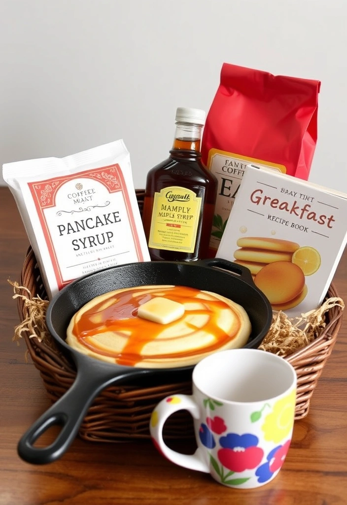 29 Cast Iron Skillet Gift Basket Ideas That'll Impress Every Cook! - 14. The Breakfast Lovers' Basket