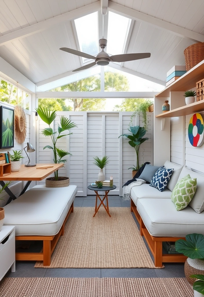 26 Shedquarters Backyard Office Ideas You Won't Believe Exist! - 14. The Multifunctional Space