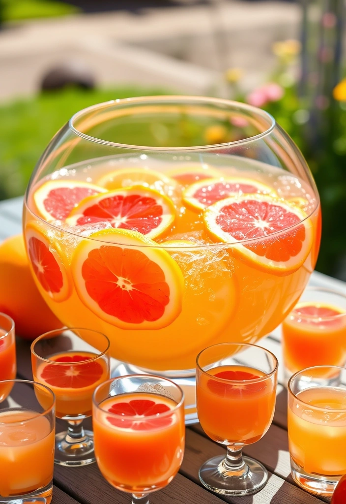 23 Mind-Blowing Punch Recipes That Will Make Your Next Party Legendary! - 3. Citrus Splash Punch