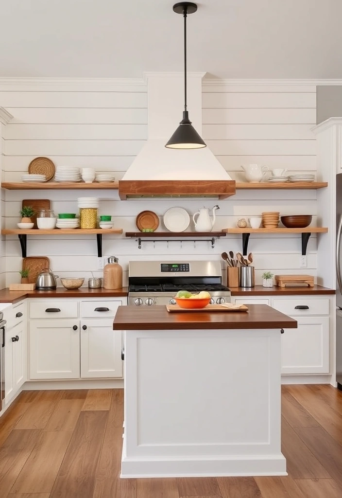 28 Stunning Farmhouse Shiplap Wall Ideas That Will Transform Your Space! - 11. Shiplap in the Kitchen