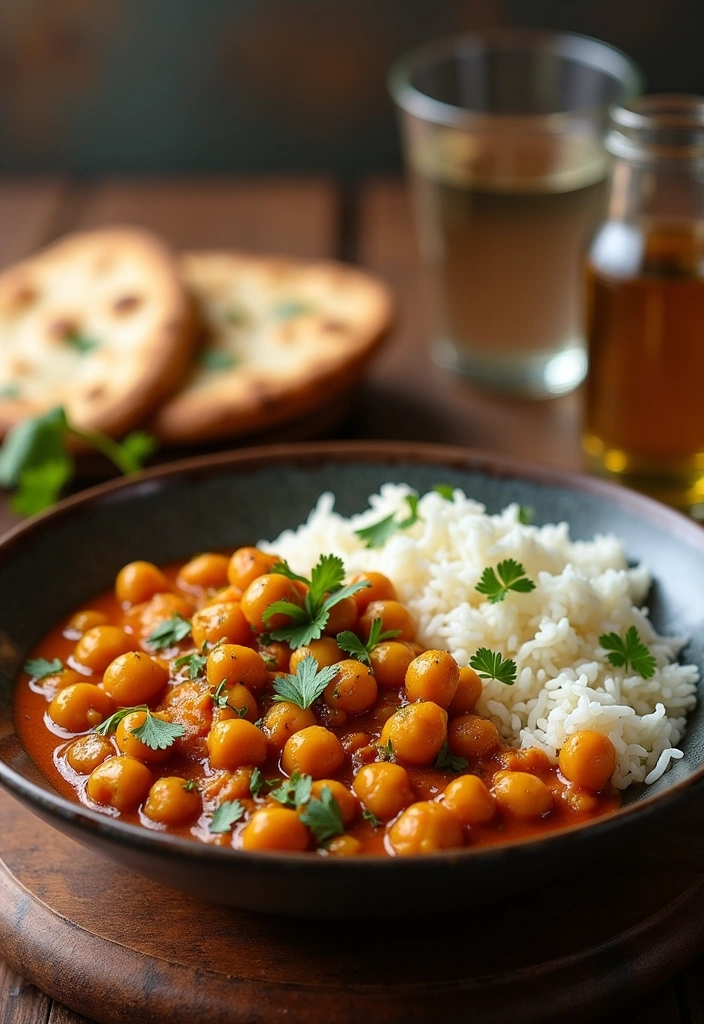 20 Super Easy Dinners with 5 Ingredients or Less (You Won't Believe #12!) - 7. Chickpea Curry