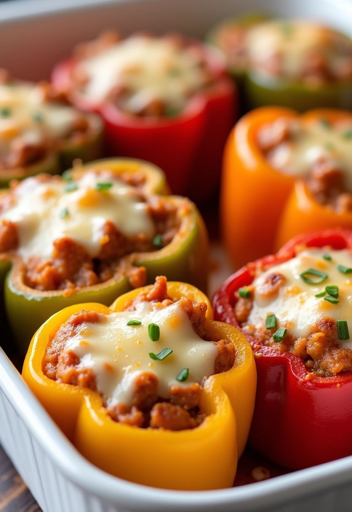 22 Dinner Ideas for Picky Eaters That Even Your Fussiest Kids Will Love! - 20. Stuffed Bell Peppers