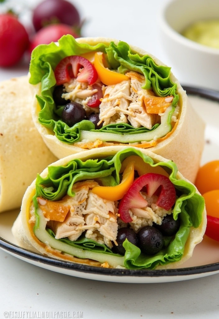 26 Black Pepper Chicken Recipes That'll Spice Up Your Dinner Routine! - 14. Black Pepper Chicken Salad Wraps