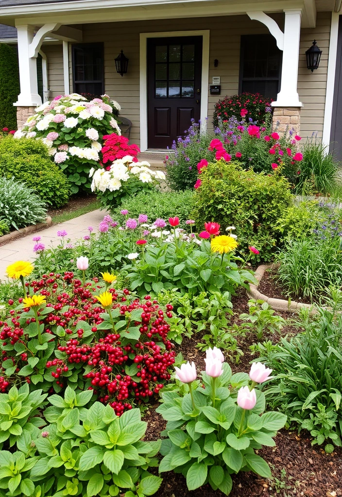 27 Stunning Front Yard Landscaping Ideas That'll Transform Your Home Into a Neighborhood Showstopper! - 14. Edible Landscaping