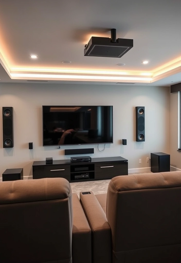 27 Modern TV Room Ideas That'll Transform Your Viewing Experience Forever! - 6. High-Tech Haven