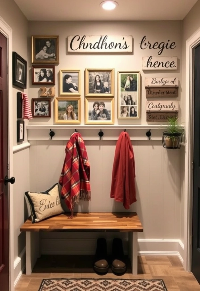 27 Mudroom Laundry Room Ideas That Will Transform Your Space (You Won't Believe #15!) - 19. Personalized Decor Touches