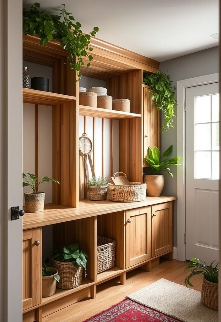 27 Mudroom Laundry Room Ideas That Will Transform Your Space (You Won't Believe #15!) - 6. Eco-Friendly Elements