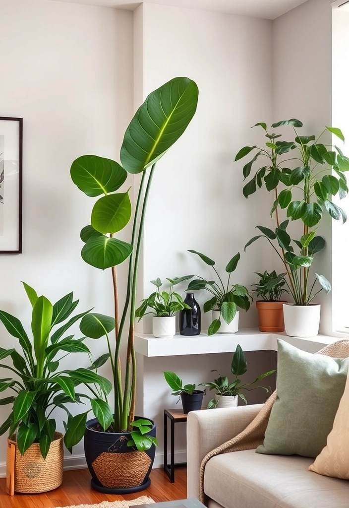 24 Japandi Living Room Designs That Will Transform Your Space into a Zen Paradise! - 5. Indoor Plants