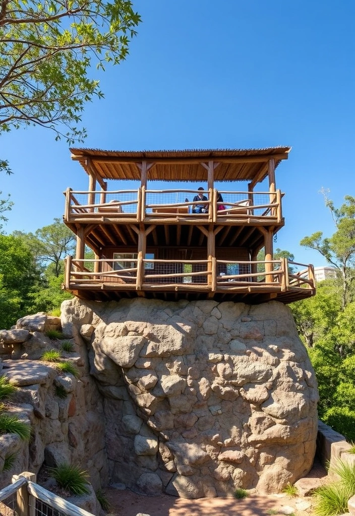 20 Two-Level Deck Ideas That Will Transform Your Backyard Into a Dream Retreat! - 19. Nature's Playground