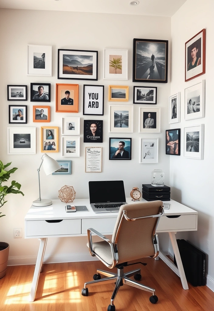 26 Stunning Moody Home Office Inspirations That Will Transform Your Workspace! - 14. Personal Gallery