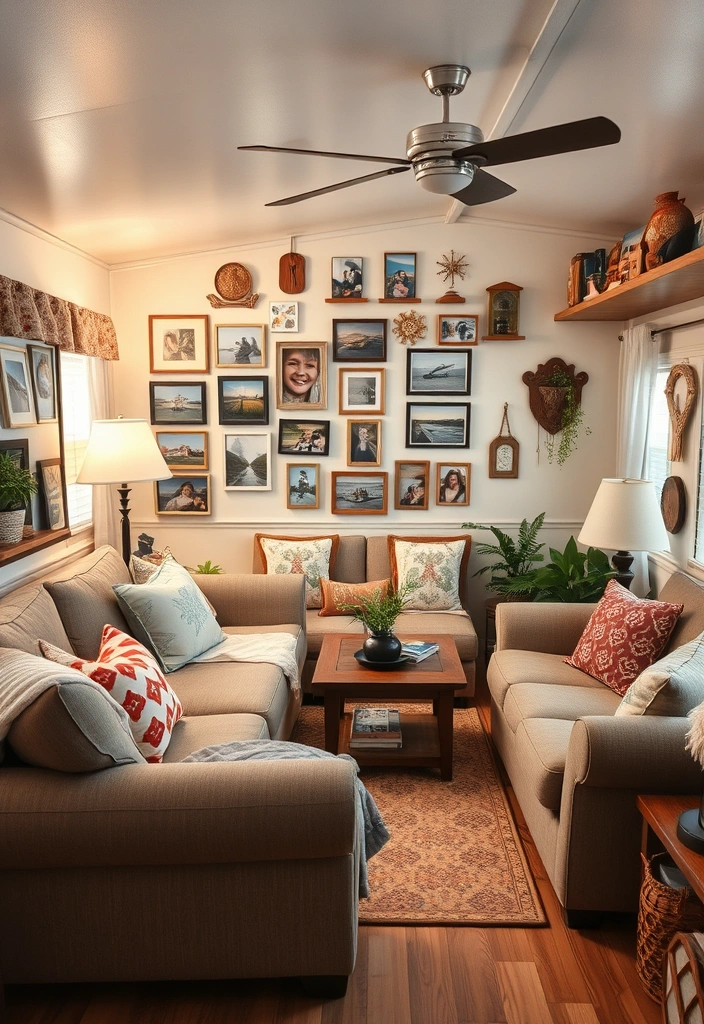 27 Mobile Home Living Room Transformation Ideas That’ll Blow Your Mind! - 15. Personalized Decor