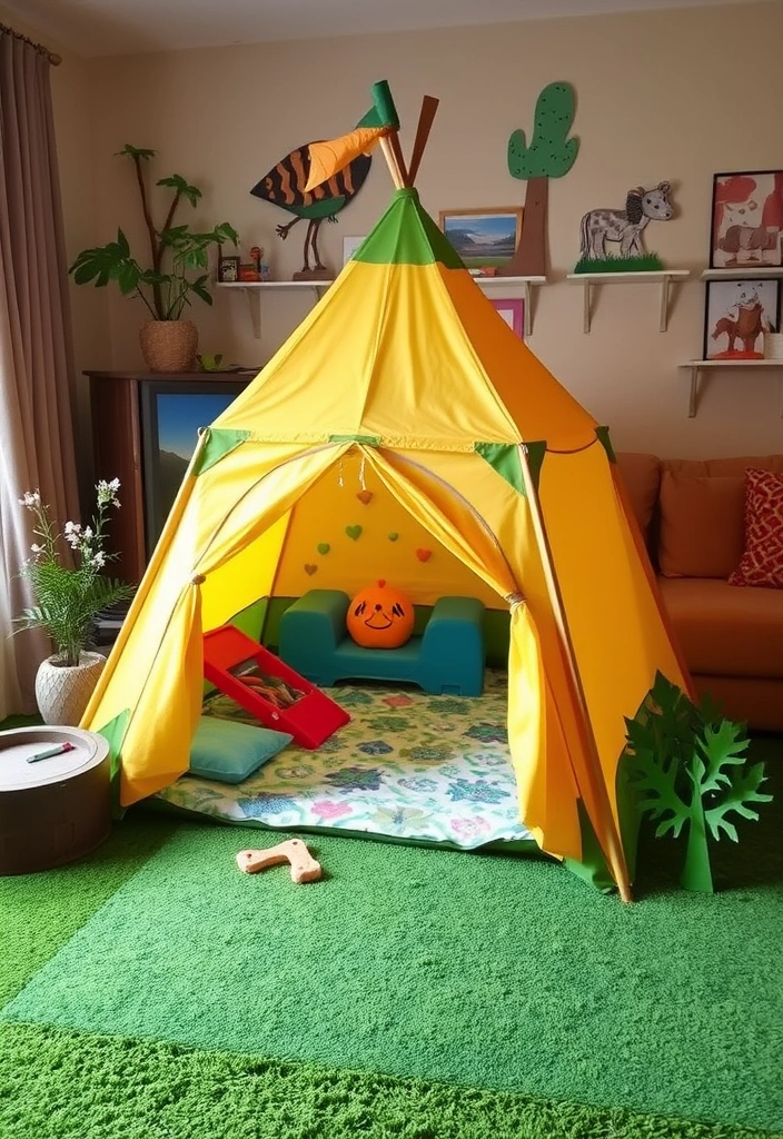 22 Creative Kids Play Corner Ideas for Your Living Room That'll Make You Say 'Wow!' - 12. Outdoor Adventure Setup