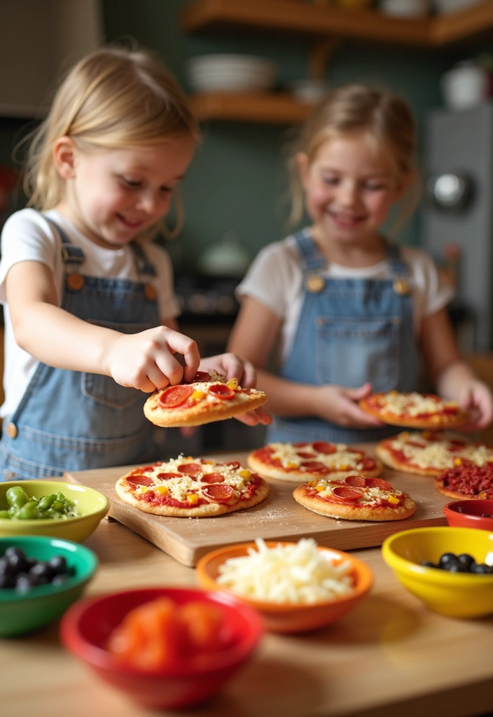 25 Easy Cooking Recipes That Kids Can Make (Fun for the Whole Family!) - 2. Mini Pizzas