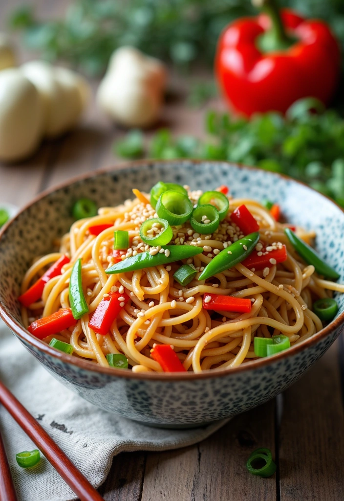 27 Crockpot Chinese Recipes That Will Make You the Star of Dinner Parties! - 5. Vegetable Lo Mein