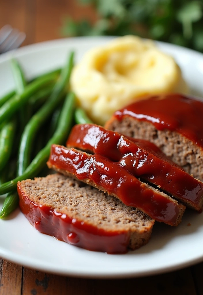 26 Mouthwatering Dinner Ideas with Hamburger Meat That You’ll Crave Tonight! - 12. Meatloaf with Glaze