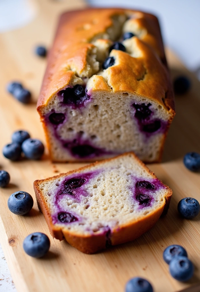 22 Irresistible Banana Bread Recipes That'll Make You a Baking Superstar! - 4. Blueberry Banana Bread