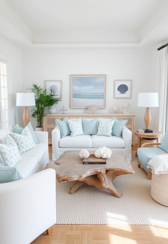 28 Vibrant Living Room Styles That Will Ignite Your Creativity! - 4. Coastal Retreat