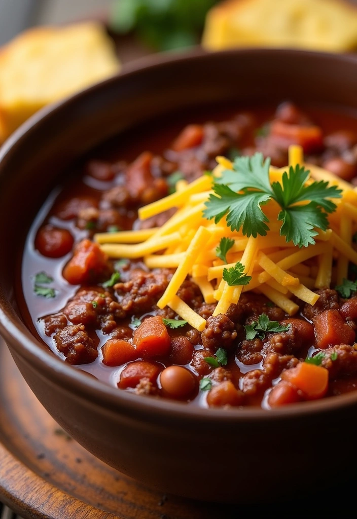 20 Super Easy Dinners with 5 Ingredients or Less (You Won't Believe #12!) - 15. Instant Pot Chili