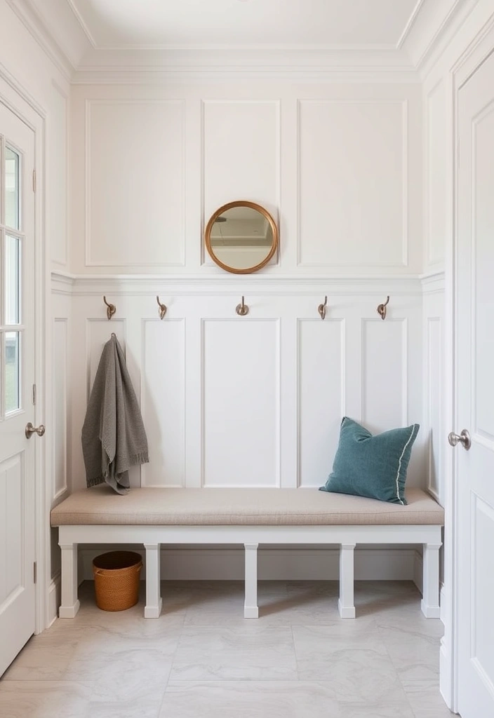 27 Mudroom Laundry Room Ideas That Will Transform Your Space (You Won't Believe #15!) - 16. Elegant Wall Paneling