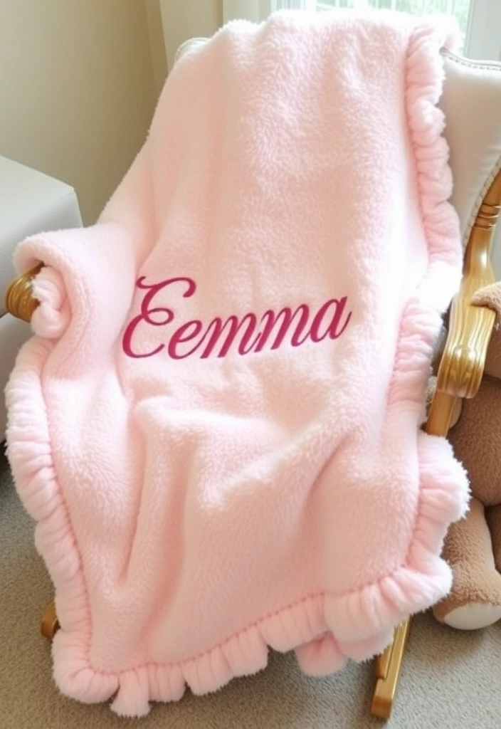 21 Baby Shower Gifts for Mom That Will Leave Her Speechless (You Won't Believe #12!) - 3. Customized Baby Blanket