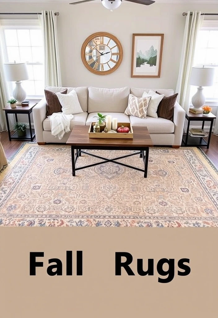 29 Fall Budget Decorating Ideas You Can’t Afford to Miss (Especially #16!) - 17. Layered Area Rugs