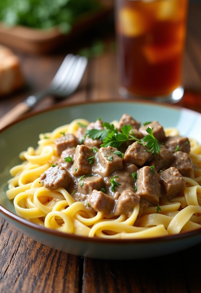 26 Mouthwatering Dinner Ideas with Hamburger Meat That You’ll Crave Tonight! - 5. Hamburger Stroganoff