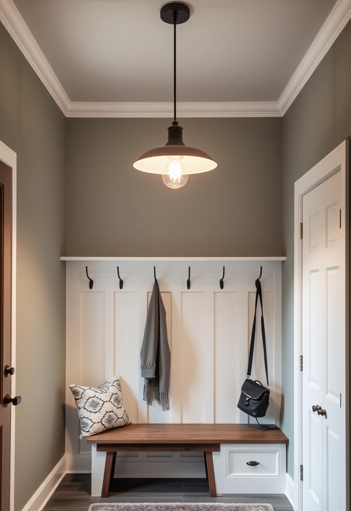 27 Mudroom Laundry Room Ideas That Will Transform Your Space (You Won't Believe #15!) - 4. Statement Lighting Fixtures