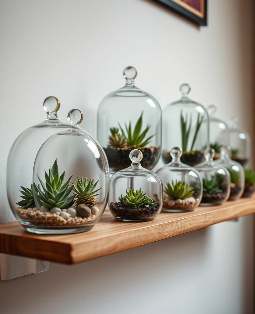 21 Plants in Bedroom Ideas That Will Transform Your Space into a Lush Oasis! - 24. Indoor Plant Terrariums