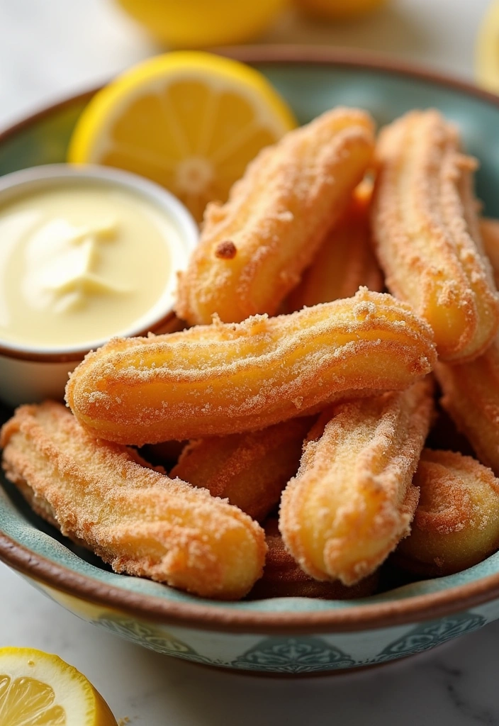 23 Lemon Sugar Cookie Recipes That Will Make You Swoon (You Won't Believe #15!) - 15. Lemon Sugar Cookie Churros