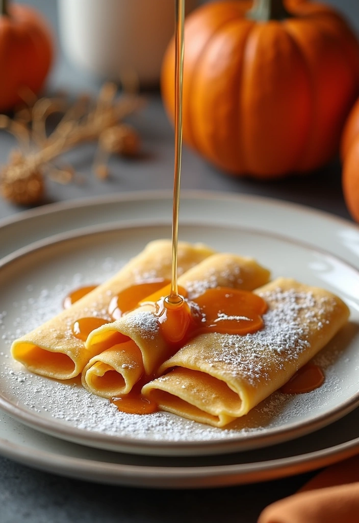 21 Easy 5-Ingredient Pumpkin Pie Recipes That Will Wow Your Guests! - 21. Pumpkin Pie Crêpes