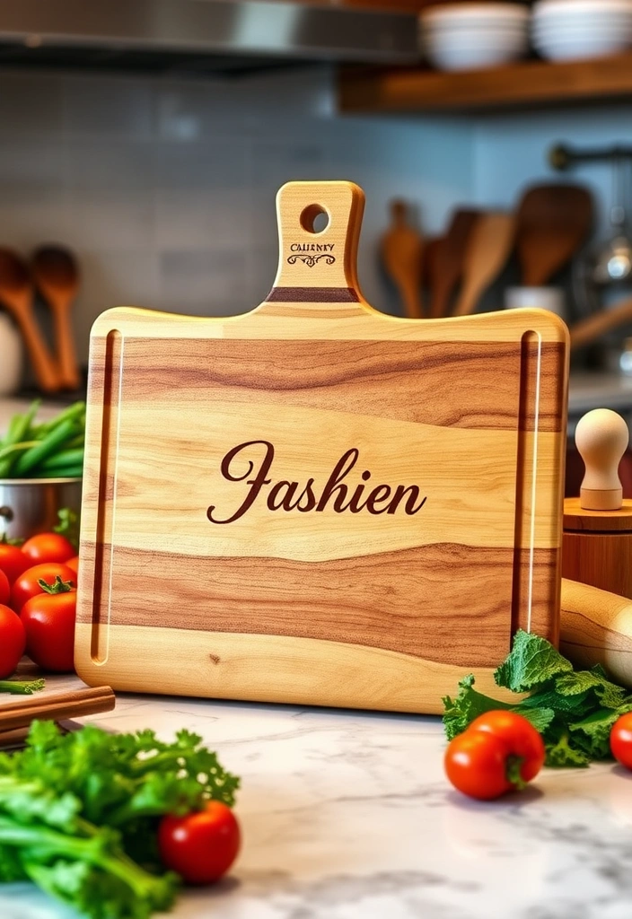 23 Affordable Unique Hostess Gift Ideas That Will Impress Everyone! - 13. Personalized Cutting Board