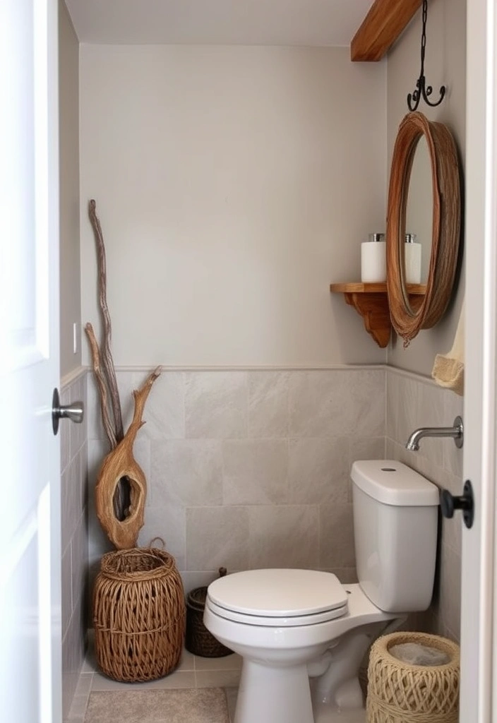 27 Fall Bathroom Decorating Ideas That Will Transform Your Space Into a Cozy Retreat! - 21. Natural Elements