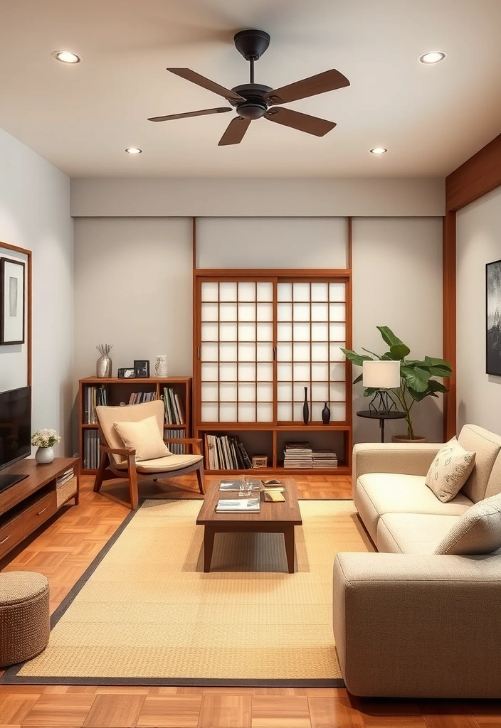 24 Japandi Living Room Designs That Will Transform Your Space into a Zen Paradise! - 8. Functional Layout