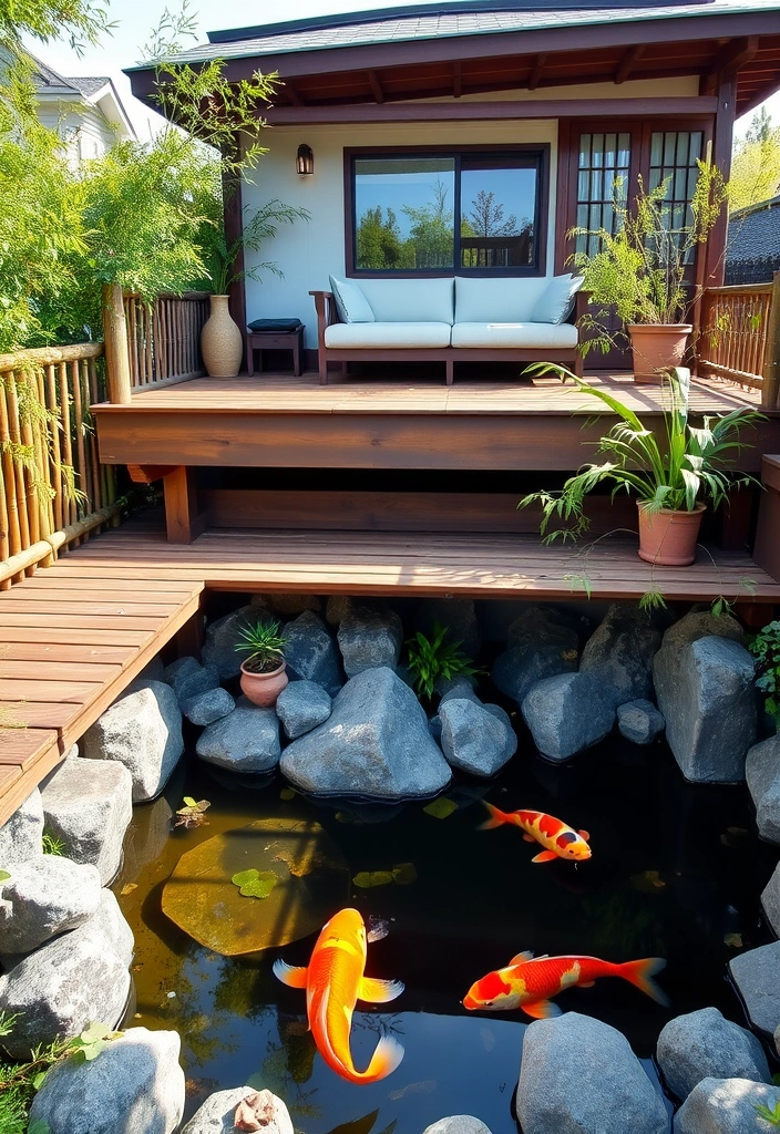 20 Two-Level Deck Ideas That Will Transform Your Backyard Into a Dream Retreat! - 7. Zen Retreat