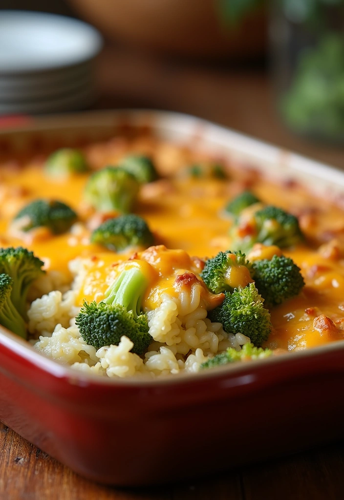 22 Dinner Ideas for Picky Eaters That Even Your Fussiest Kids Will Love! - 17. Cheesy Broccoli and Rice Casserole