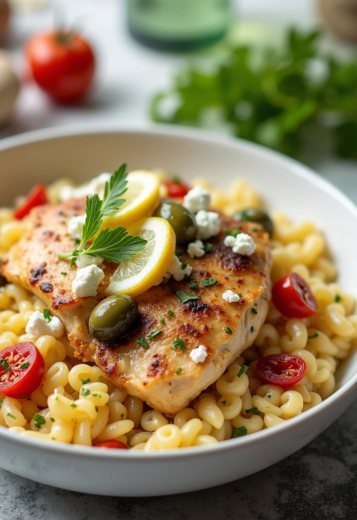 24 One Pot Chicken Orzo Recipes That Will Make You Fall in Love with Dinner! - 2. Mediterranean Chicken Orzo