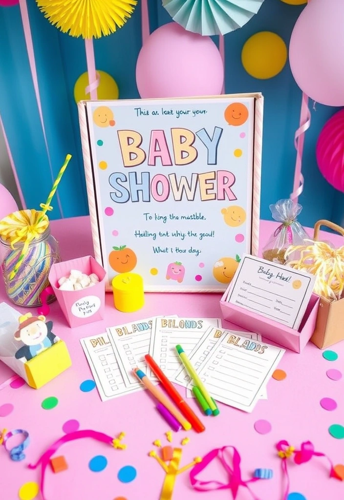 21 Baby Shower Gifts for Mom That Will Leave Her Speechless (You Won't Believe #12!) - 19. Baby Shower Game Kit