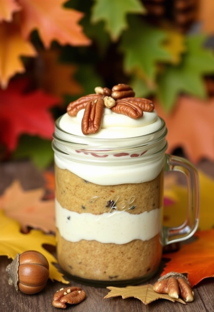 20 Easy Mason Jar Cupcake Ideas That'll Impress Your Guests (You Won't Believe #7!) - 18. Maple Pecan Delight