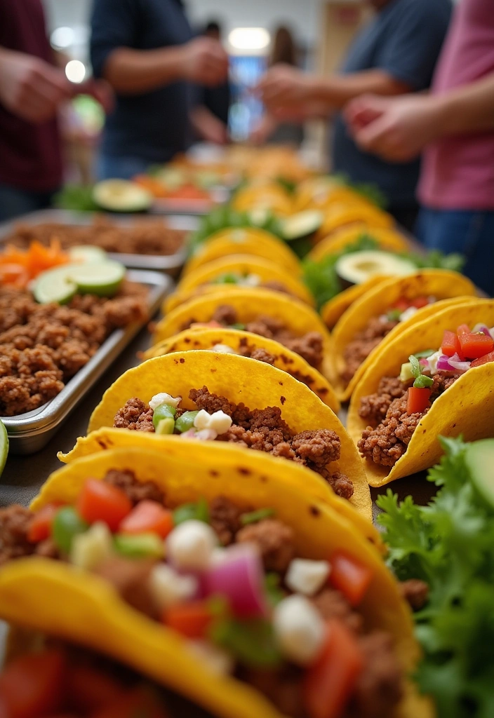 26 Mouthwatering Dinner Ideas with Hamburger Meat That You’ll Crave Tonight! - 4. Taco Night Fiesta