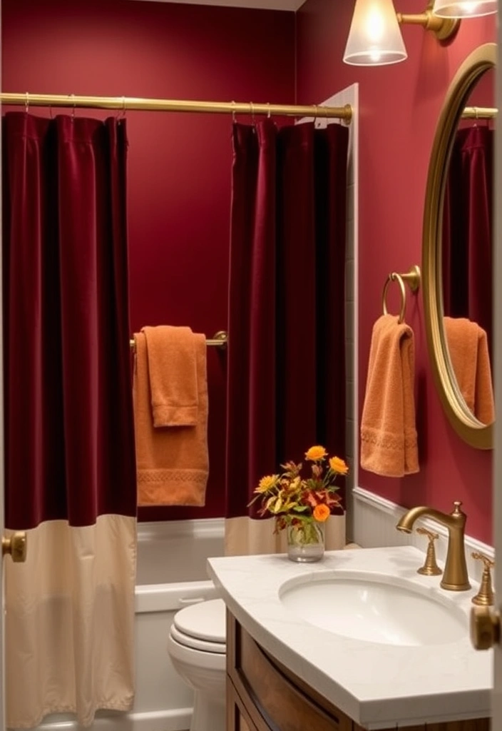 27 Fall Bathroom Decorating Ideas That Will Transform Your Space Into a Cozy Retreat! - 2. Autumn-Inspired Color Palette