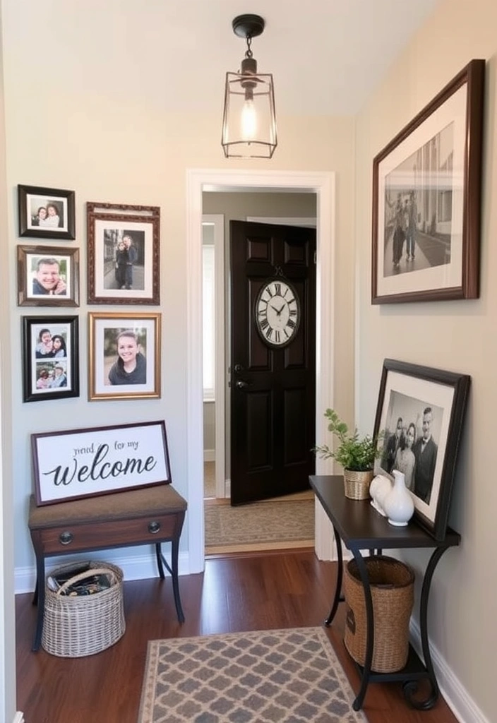 21 Stunning Entryway Ideas That Will Leave Your Guests in Awe! - 19. Personalized Touches