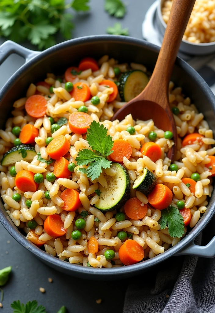 24 One Pot Chicken Orzo Recipes That Will Make You Fall in Love with Dinner! - 5. One Pot Chicken Orzo with Vegetables